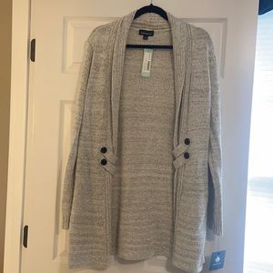Stitch fix grey cardigan, tag says off whit but it really does appear more grey
